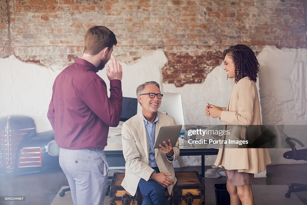 Business people discussing in office