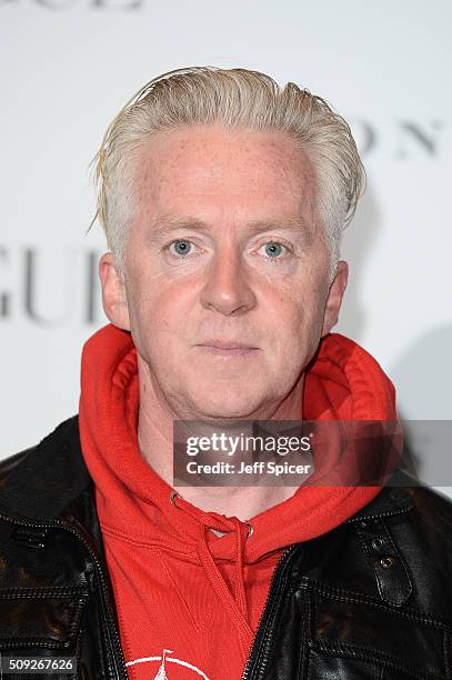 Philip Treacy attends at Vogue 100: A Century Of Style at the National Portrait Gallery on February 9, 2016 in London, England.