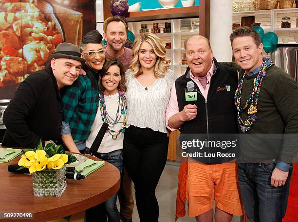 Billy Bush and Kit Hoover are the guests today, Tuesday, February 9, 2016 on Walt Disney Television via Getty Images's "The Chew." "The Chew" airs...