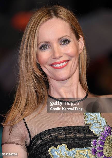 Leslie Mann attends the European Premiere of 'How To Be Single' at the Vue West End on February 9, 2016 in London, United Kingdom.