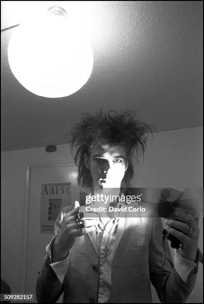 Nick Cave in Kilburn, London 15 July 1982.