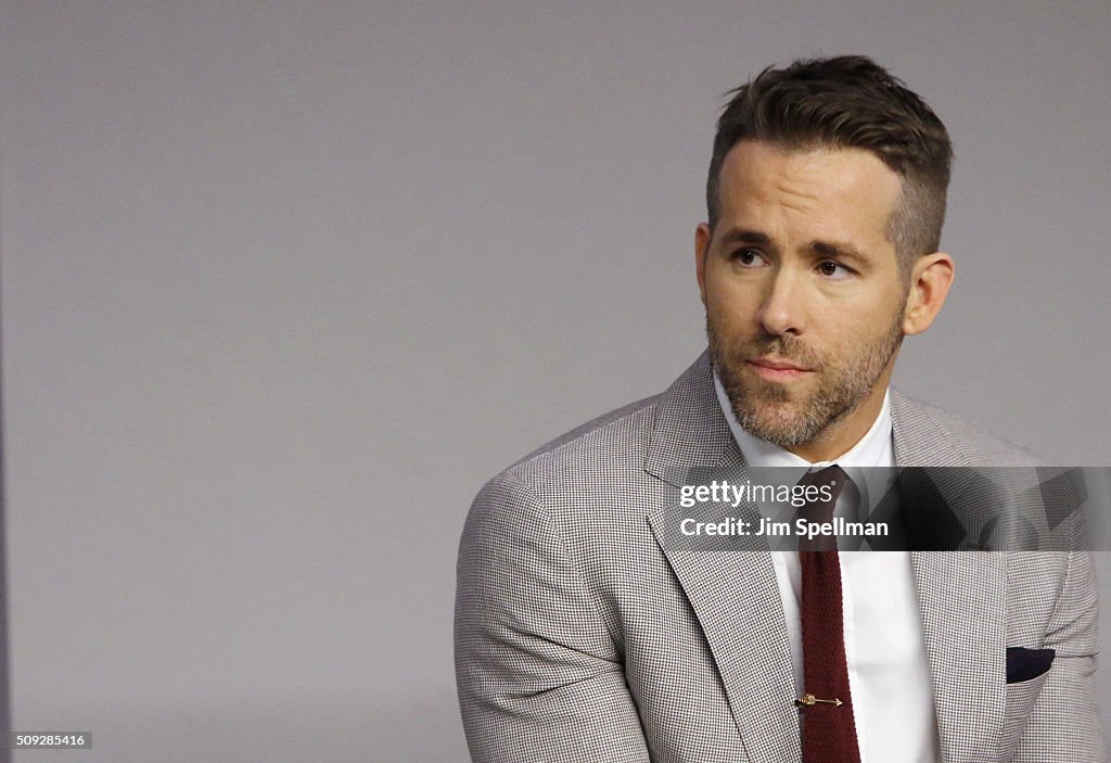 Apple Store Soho Presents Meet The Actor: Ryan Reynolds, Morena Baccarin, TJ Miller, and Ed Skrein, "Deadpool"