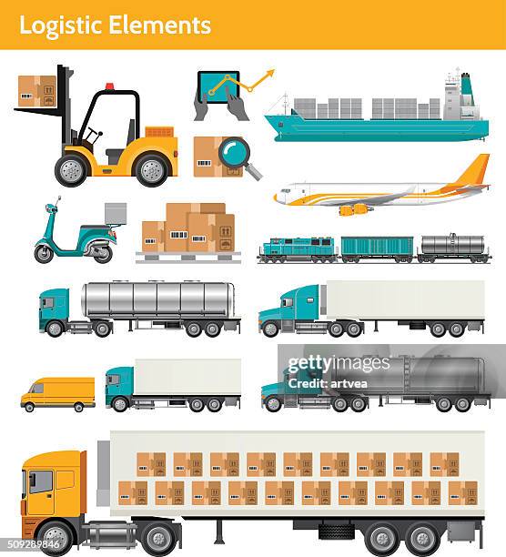 Logistic Infographic High-Res Vector Graphic - Getty Images