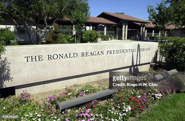 The Ronald Reagan Presidential Library is seen June 5, 2004 in Simi Valley, California. According to his family Reagan died today at age 93 in his...