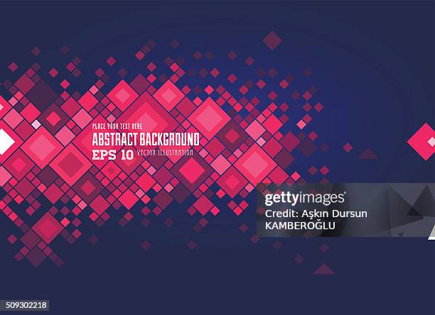 abstract background - cubes pattern stock illustrations