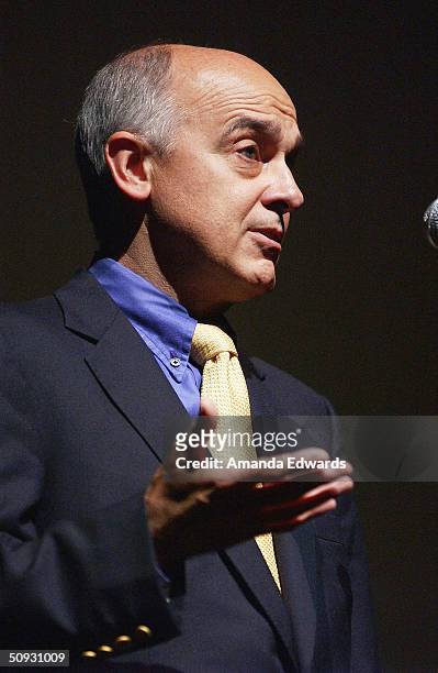 Chairman Edward Nowak gives a speech at the 15th Anniversary of the Los Angeles Chamber Orchestra's Silent Film Festival on June 5, 2004 at UCLA's...