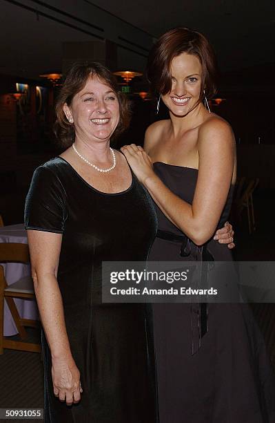 Buster Keaton's grand-daughter Melissa Talmadge Cox and great grand-daughter, actress Keaton Talmadge attend the 15th Anniversary of the Los Angeles...