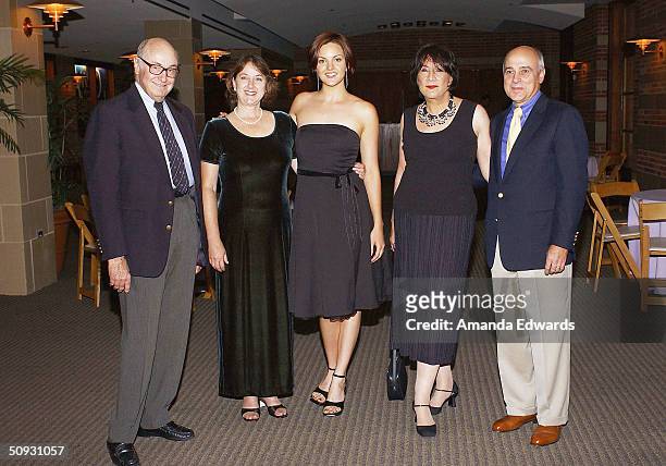 Gala Co-Chairman Roger Mayer, Melissa Talmadge Cox, actress Keaton Talmadge, Hanna Kennedy and Edward Nowak attend the 15th Anniversary of the Los...
