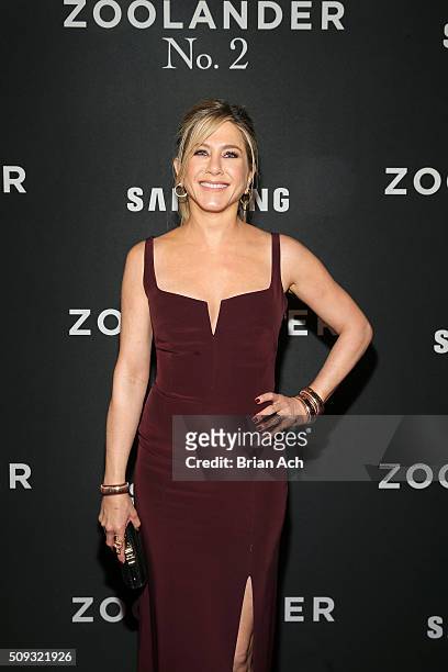 Actress Jennifer Aniston attends the "Zoolander No. 2" World Premiere at Alice Tully Hall on February 9, 2016 in New York City.