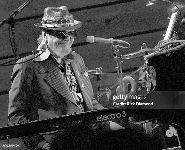 Dr. John performs on Mardi Gras/Fat Tuesday at City Winery Nashville on February 9, 2016 in Nashville, Tennessee.