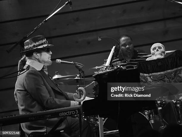 Dr. John performs on Mardi Gras/Fat Tuesday at City Winery Nashville on February 9, 2016 in Nashville, Tennessee.