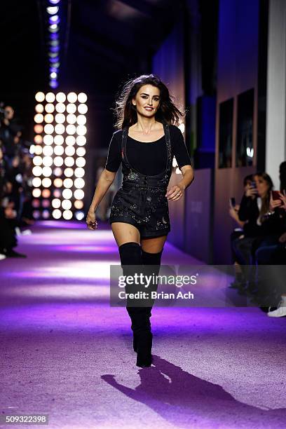 Actress Penelope Cruz walks the runway during the "Zoolander No. 2" World Premiere at Alice Tully Hall on February 9, 2016 in New York City.