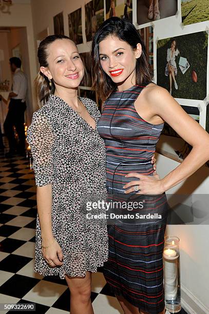 Designer Jennifer Meyer and actress Jenna Dewan attend the Superga XO Jennifer Meyer Collection Launch Celebration at Chateau Marmont on February 9,...