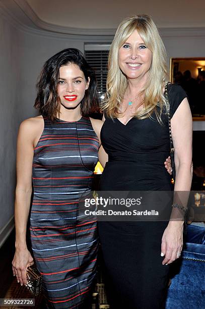 Actress Jenna Dewan and philanthropist Irena Medavoy attend the Superga XO Jennifer Meyer Collection Launch Celebration at Chateau Marmont on...