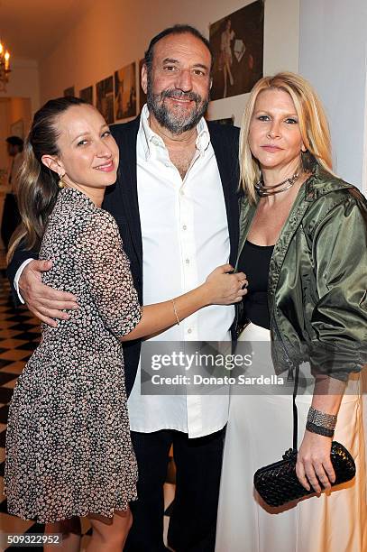 Designer Jennifer Meyer and producers Joel Silver and Karyn Fields attend the Superga XO Jennifer Meyer Collection Launch Celebration at Chateau...