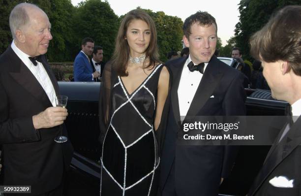 Lord Rothschild, Nat Rothschild and Zena attends 14th "Louis Vuitton Classic" car event and celebration of designer brand's 150th anniversary at...