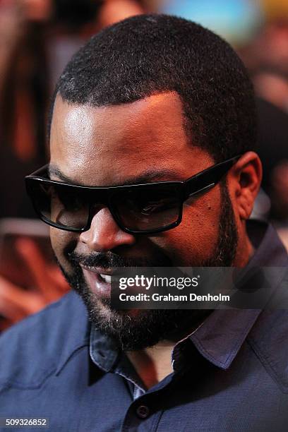 Ice Cube arrives ahead of the Ride Along 2 Australian Premiere at Hoyts Melbourne Central on February 10, 2016 in Melbourne, Australia.