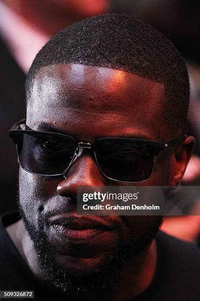 Kevin Hart arrives ahead of the Ride Along 2 Australian Premiere at Hoyts Melbourne Central on February 10, 2016 in Melbourne, Australia.