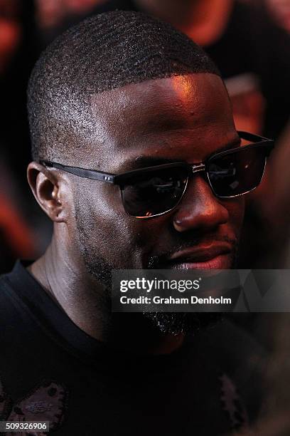 Kevin Hart arrives ahead of the Ride Along 2 Australian Premiere at Hoyts Melbourne Central on February 10, 2016 in Melbourne, Australia.