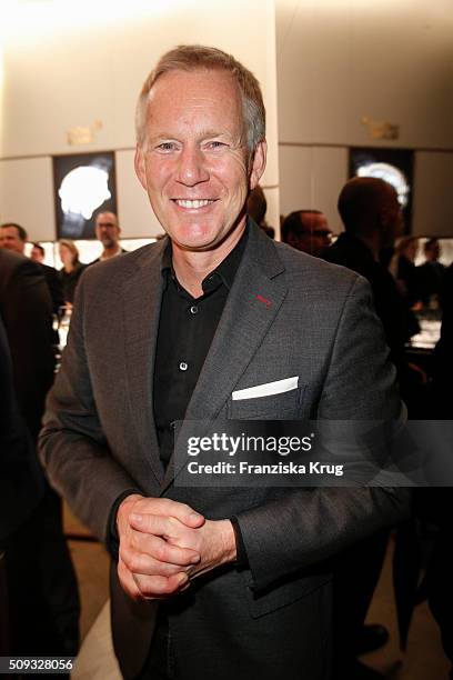 Johannes B. Kerner attends the Montblanc House Opening on February 09, 2016 in Hamburg, Germany.