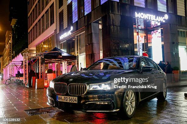 Outside view of the Montblanc House Opening on February 09, 2016 in Hamburg, Germany.