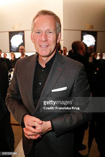 Johannes B. Kerner attends the Montblanc House Opening on February 09, 2016 in Hamburg, Germany.