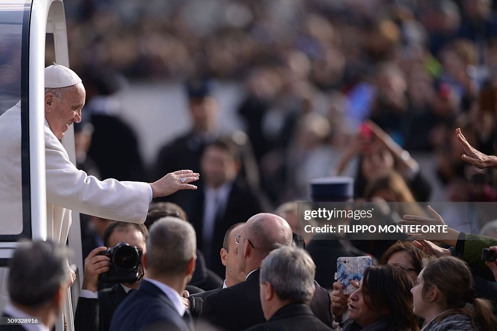 VATICAN-POPE-AUDIENCE-WEEKLY