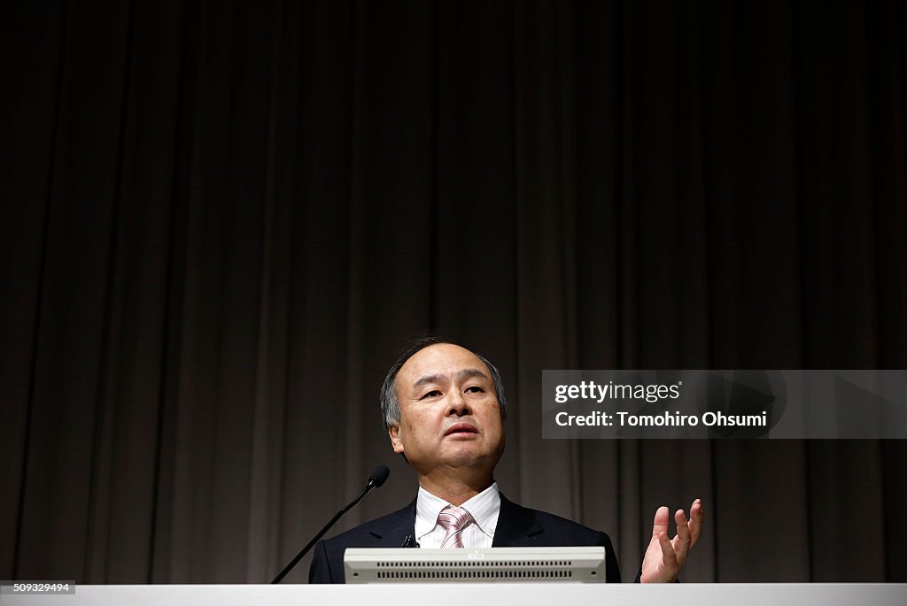 SoftBank CEO Masayoshi Son Presents 3Q Earnings Result