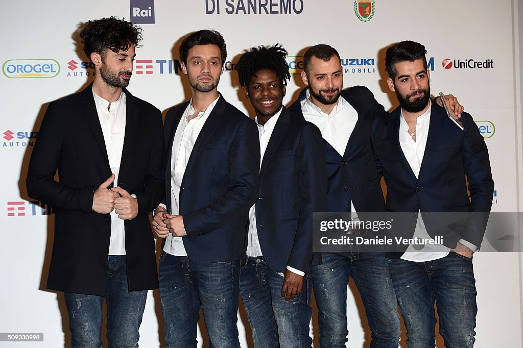 Sanremo 2016 - Day 2 Photocall