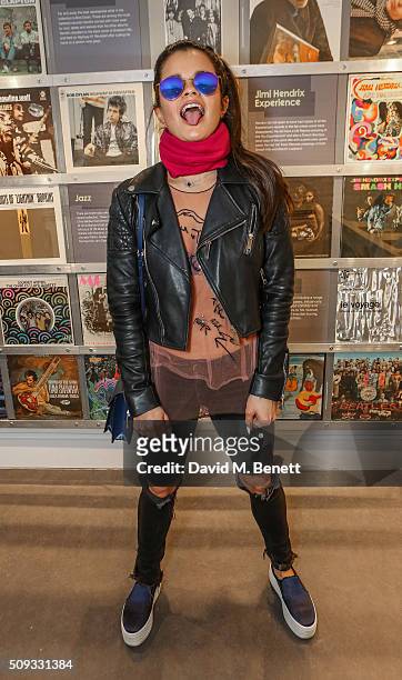 Bip Ling attends a private view of "Hendrix At Home" at Jimi Hendrix's restored former Mayfair flat on February 9, 2016 in London, England.