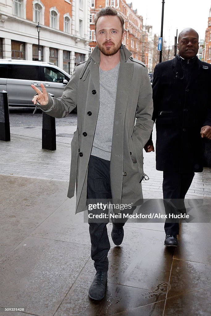 London Celebrity Sightings - February 10, 2016