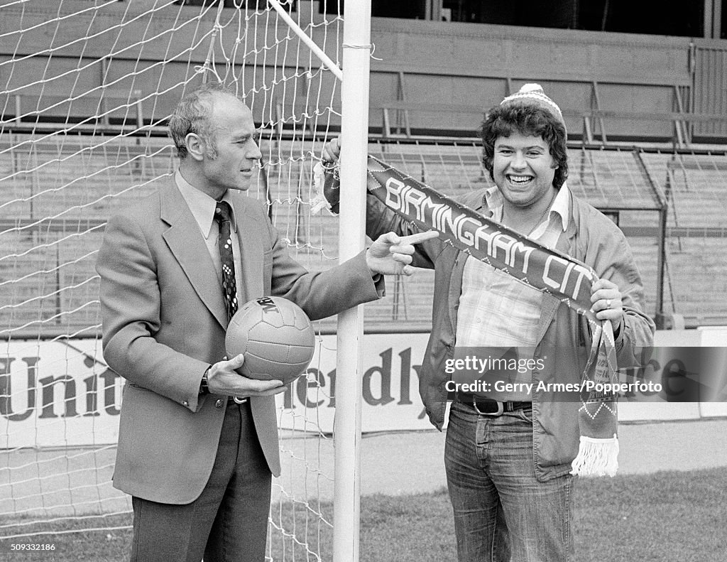 Ron Saunders With Paul Henry At Villa Park