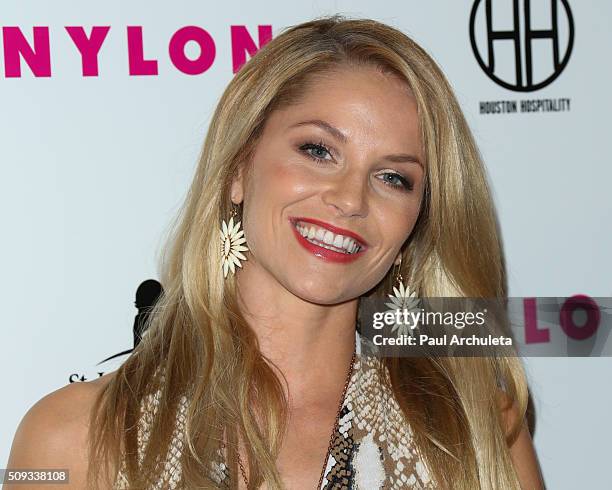 Actress Ellen Hollman attends NYLON Magazine's Muses And Music Party at No Vacancy on February 9, 2016 in Los Angeles, California.