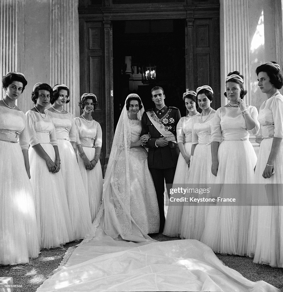 Wedding Of Princess Sophie Of Greece With Don Juan Carlos Of Spain...