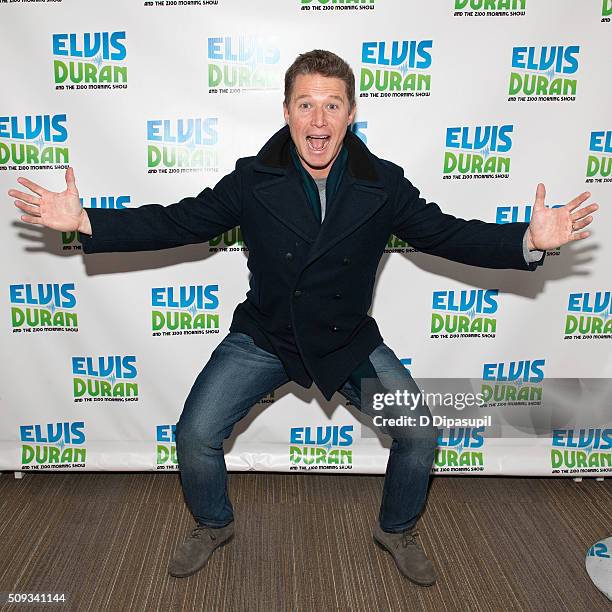 Billy Bush visits "The Elvis Duran Z100 Morning Show" at Z100 Studio on February 10, 2016 in New York City.