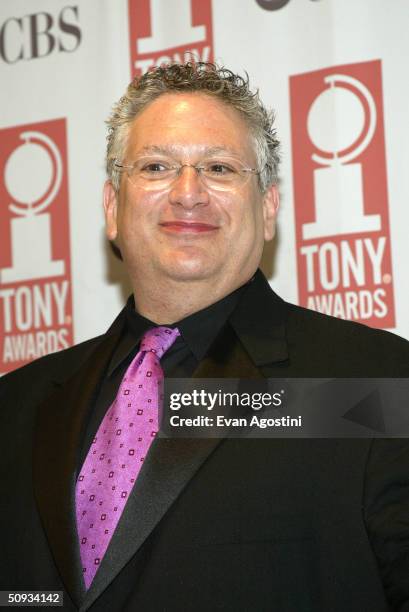 Actor Harvey Fierstein attends the "58th Annual Tony Awards" at Radio City Music Hall on June 6, 2004 in New York City. The Tony Awards are presented...