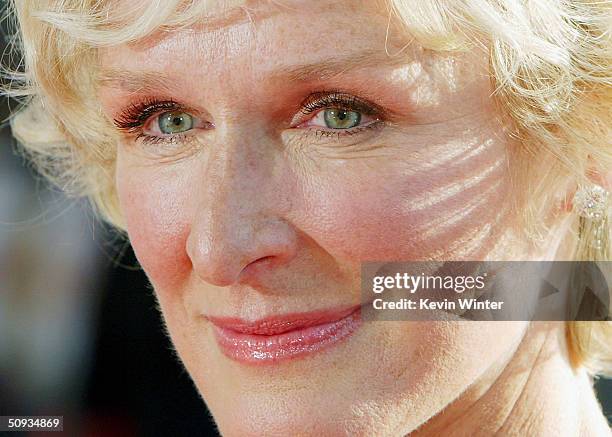 Actress Glenn Close arrives at the world premiere of Paramount's "The Stepford Wives" at the Bruin Theatre on June 6, 2004 in Los Angeles, California.