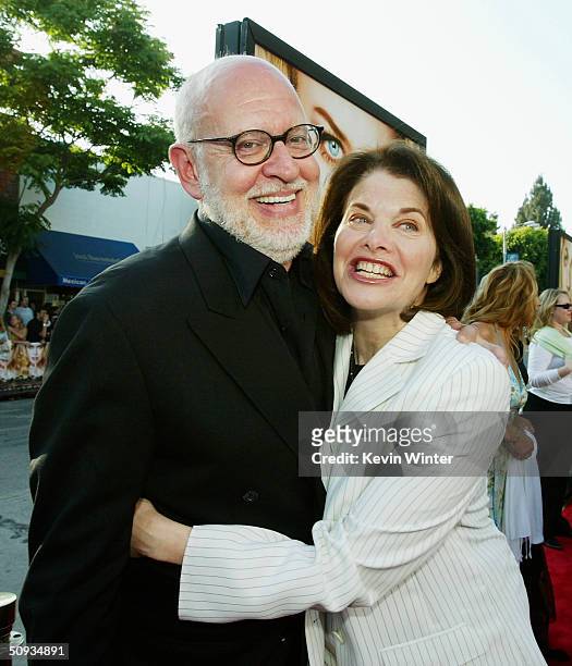 Director Frank Oz and Paramount's Sherry Lansing pose at the world premiere of Paramount's "The Stepford Wives" at the Bruin Theatre on June 6, 2004...