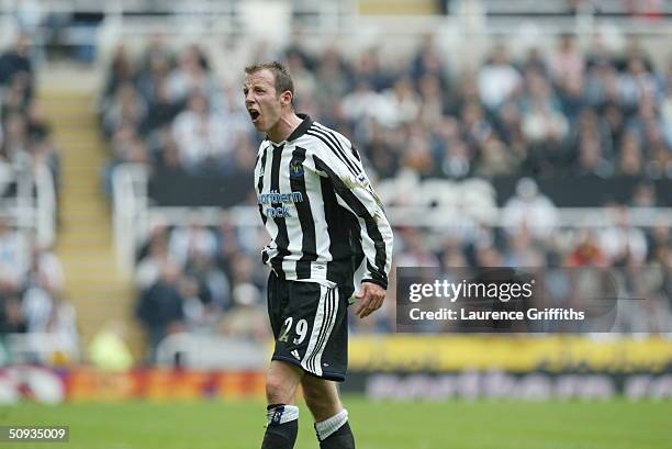 Lee Bowyer of Newcastle United during the FA Barclaycard Premiership match between Newcastle United and Wolverhampton Wanderers at St. James Park on...