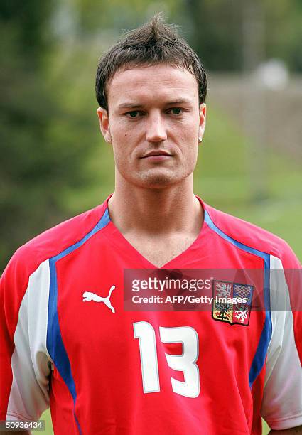 Czech central defender Martin Jiranek from Udinese Calcio, who has been selected 02 June 2004 in Prague by Coach Karel Bruckner as a player for the...