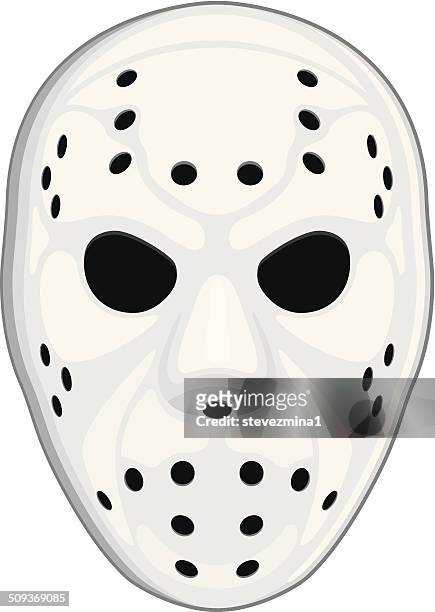 stockillustraties, clipart, cartoons en iconen met hockey mask - sportmasker