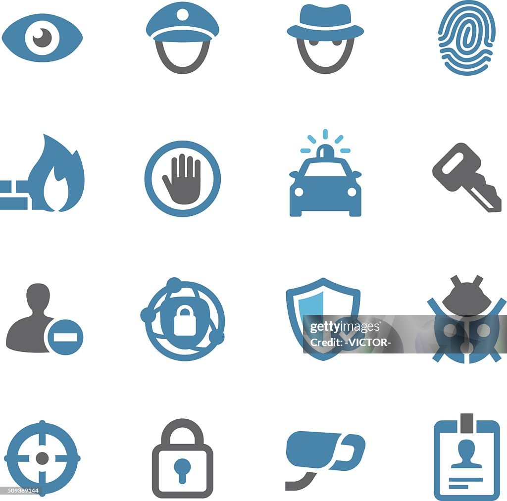 Security Icons - Conc Series