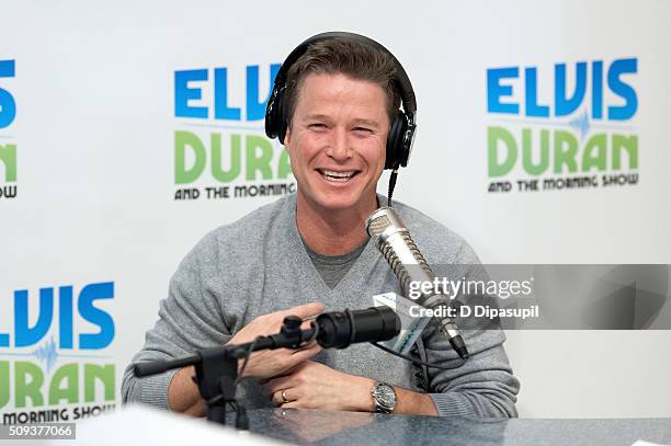 Billy Bush visits "The Elvis Duran Z100 Morning Show" at Z100 Studio on February 10, 2016 in New York City.