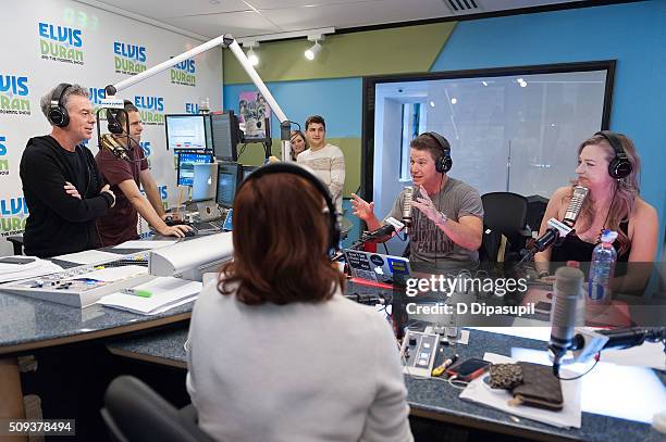 Billy Bush visits "The Elvis Duran Z100 Morning Show" at Z100 Studio on February 10, 2016 in New York City.