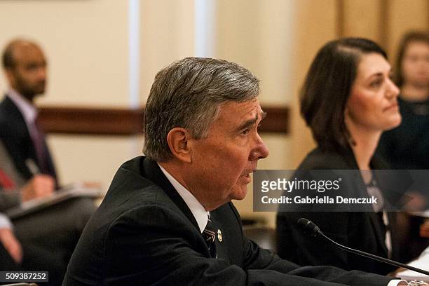 Richard Gil Kerlikowske, commissioner of U.S. Customs and Border Protection testifies before the House Homeland Security Committee on "National...