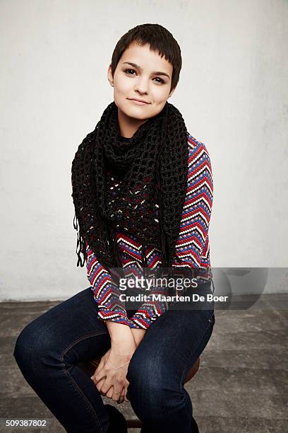 Brianna Hildebrand of 'First Girl I Loved' poses for a portrait at the 2016 Sundance Film Festival Getty Images Portrait Studio Hosted By Eddie Bauer...