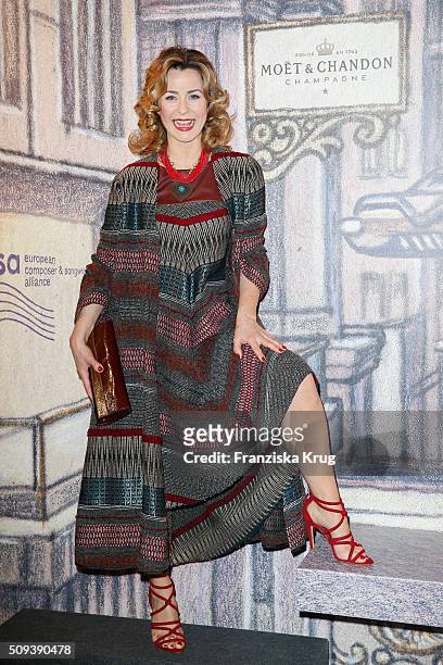 Bettina Cramer attends the Moet & Chandon Grand Scores 2016 at Hotel De Rome on February 6, 2016 in Berlin, Germany.