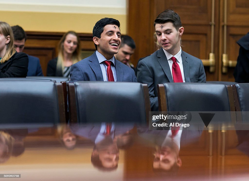 Ash Wednesday on Capitol Hill