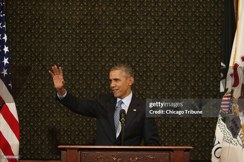 Obama speaks to Illinois lawmakers