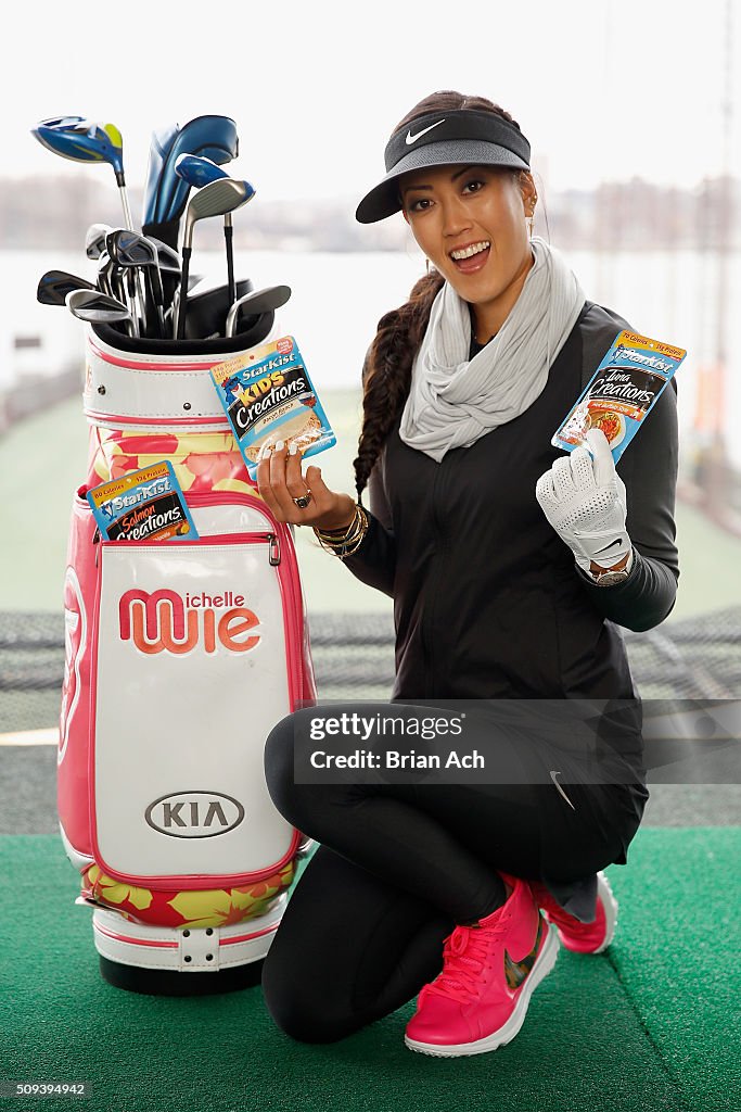 Michelle Wie Kicks Off Partnership With StarKist Co. at Chelsea Piers Golf Club In New York City